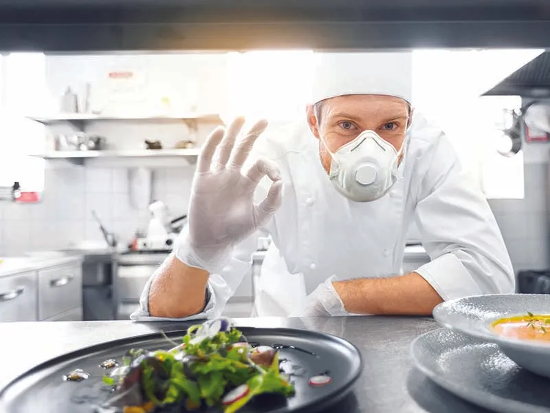 Safety in school cafeteria kitchens during covid19