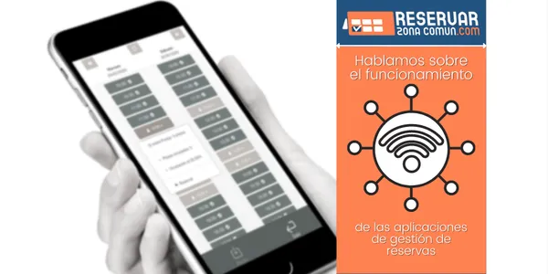 how a booking app works Reservar Zona Comun
